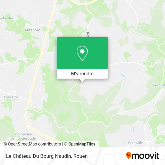 Le Château Du Bourg Naudin plan