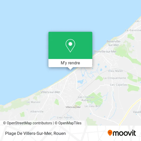 Plage De Villers-Sur-Mer plan