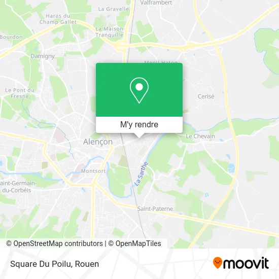 Square Du Poilu plan