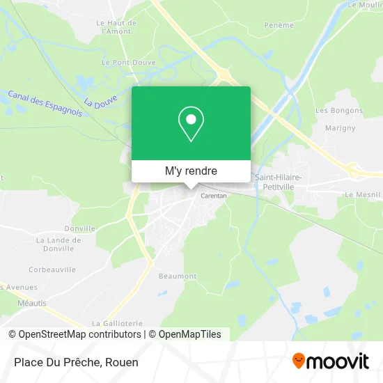 Place Du Prêche plan