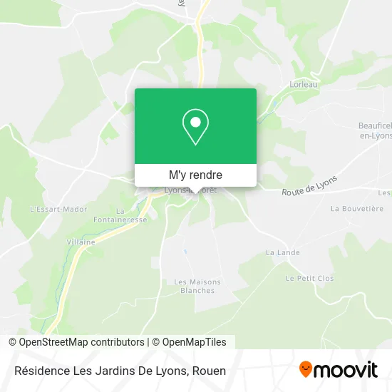 Résidence Les Jardins De Lyons plan