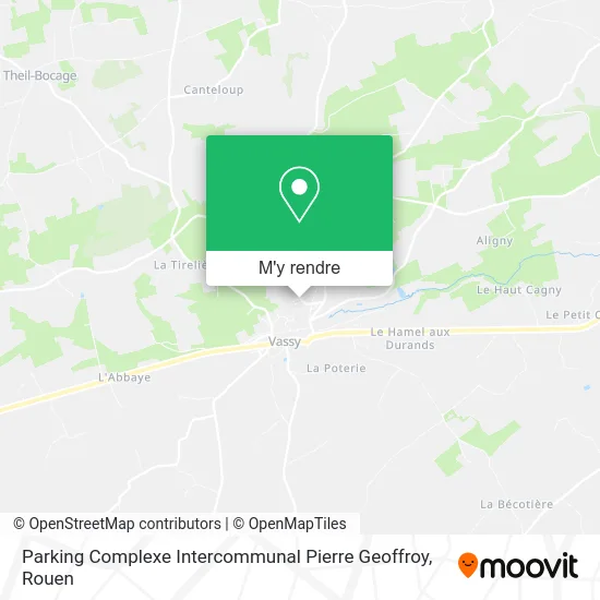 Parking Complexe Intercommunal Pierre Geoffroy plan