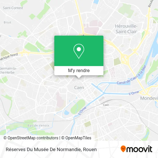 Réserves Du Musée De Normandie plan