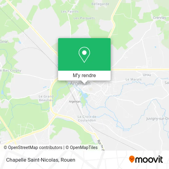 Chapelle Saint-Nicolas plan