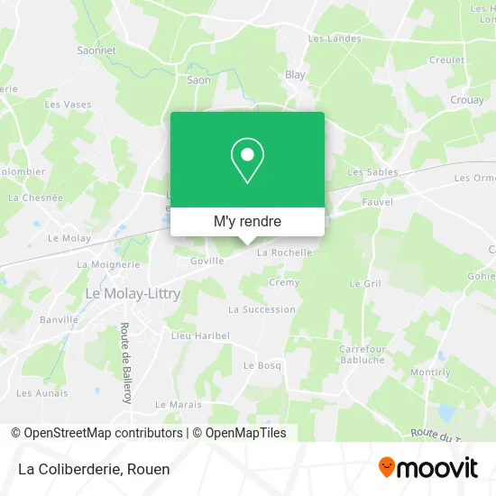 La Coliberderie plan