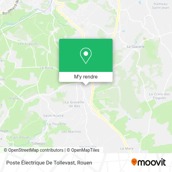 Poste Électrique De Tollevast plan