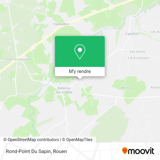 Rond-Point Du Sapin plan