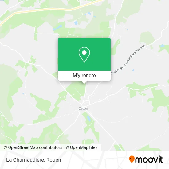 La Charnaudière plan