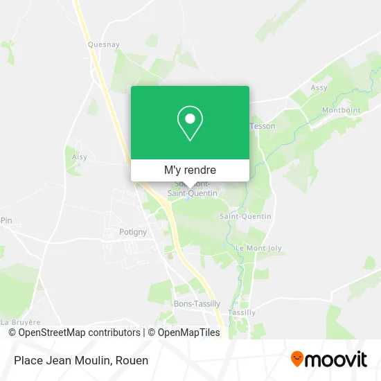 Place Jean Moulin plan