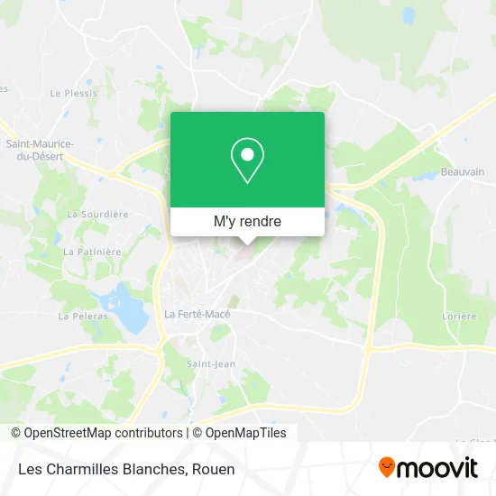 Les Charmilles Blanches plan