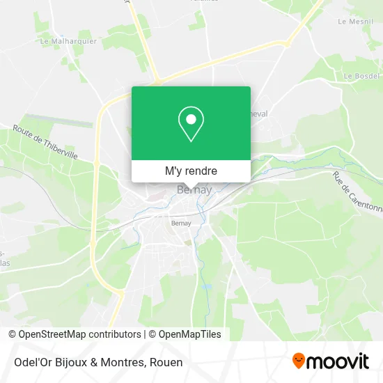 Odel'Or Bijoux & Montres plan