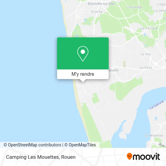 Camping Les Mouettes plan