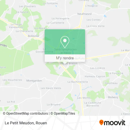 Le Petit Meudon plan