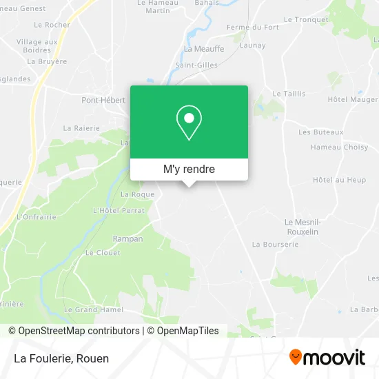 La Foulerie plan