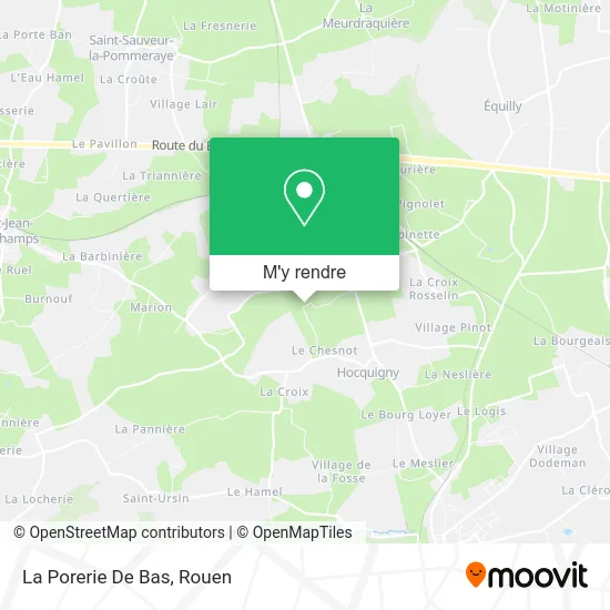 La Porerie De Bas plan