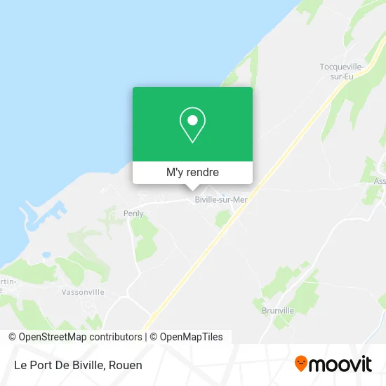 Le Port De Biville plan