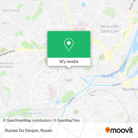 Ruines Du Donjon plan