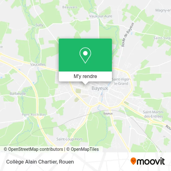 Collège Alain Chartier plan