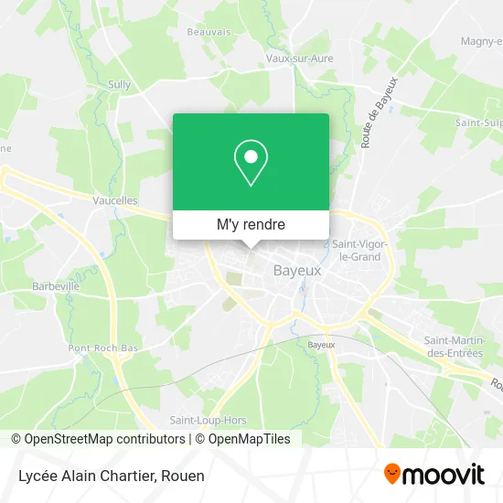 Lycée Alain Chartier plan