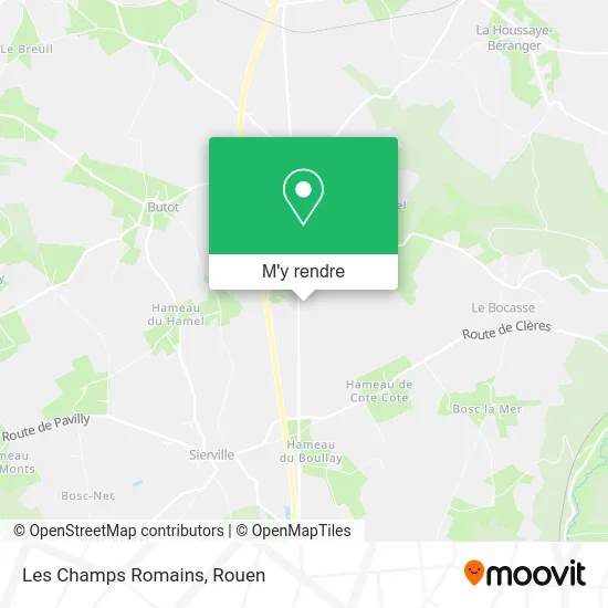 Les Champs Romains plan