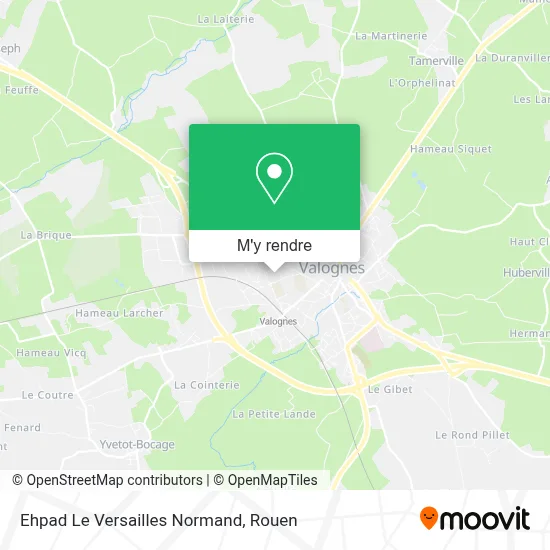 Ehpad Le Versailles Normand plan