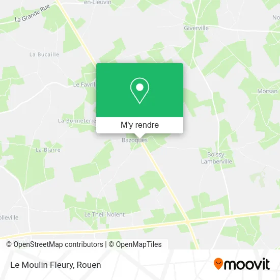 Le Moulin Fleury plan