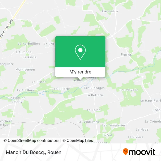 Manoir Du Boscq. plan