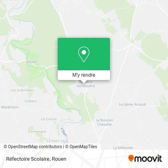 Réfectoire Scolaire plan