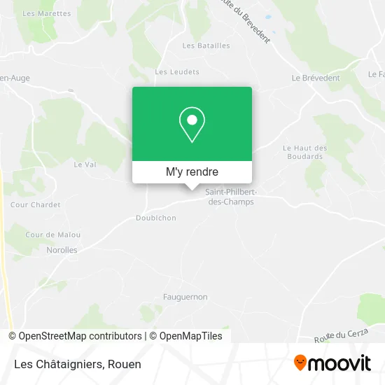 Les Châtaigniers plan