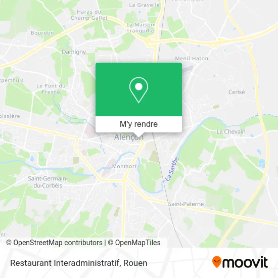 Restaurant Interadministratif plan