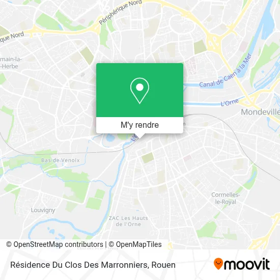 Résidence Du Clos Des Marronniers plan