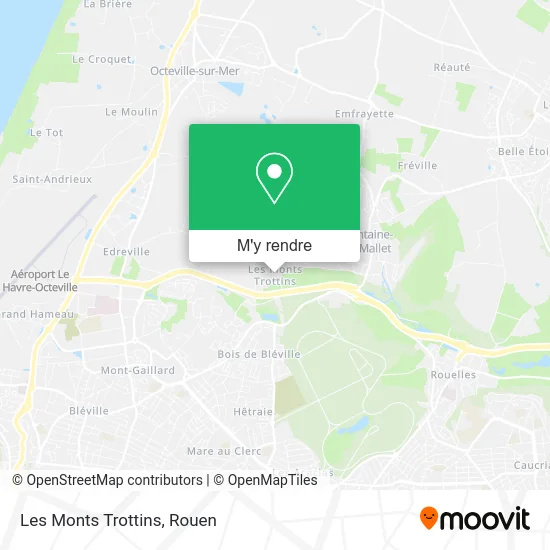 Les Monts Trottins plan