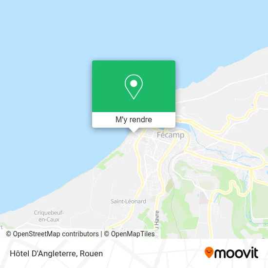 Hôtel D'Angleterre plan