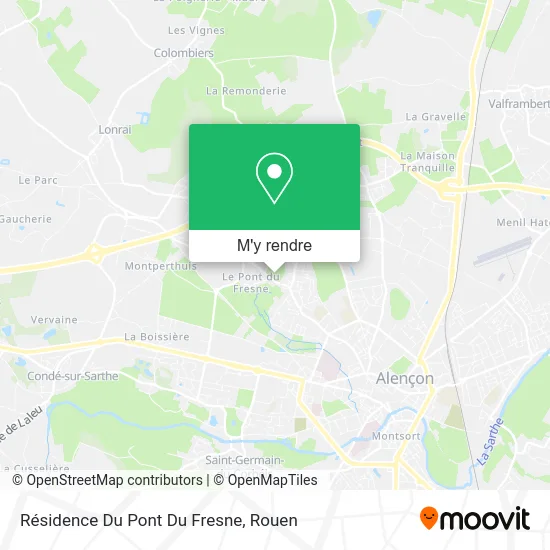 Résidence Du Pont Du Fresne plan