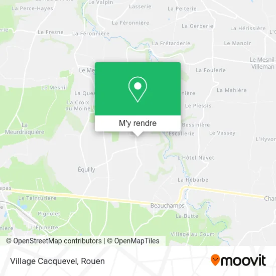 Village Cacquevel plan