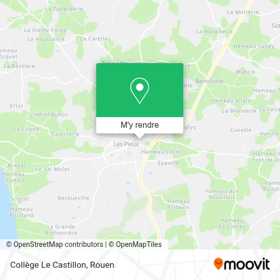 Collège Le Castillon plan