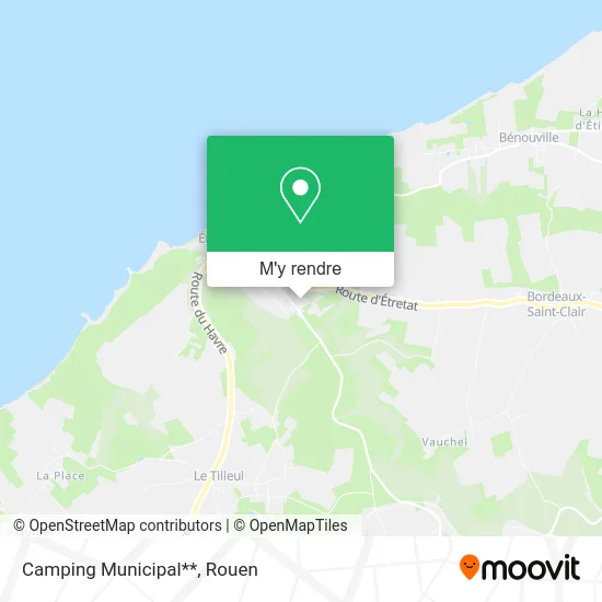 Camping Municipal** plan