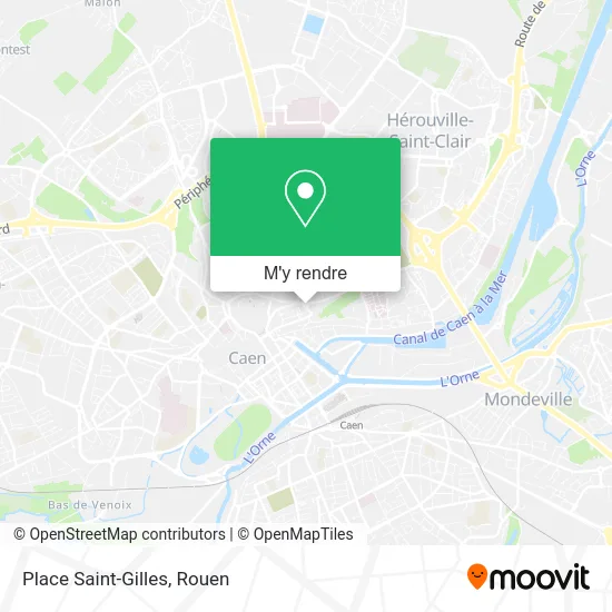 Place Saint-Gilles plan