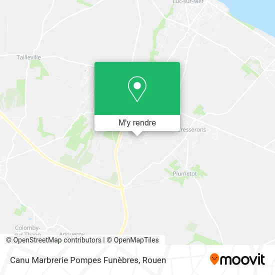 Canu Marbrerie Pompes Funèbres plan