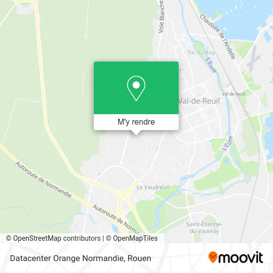 Datacenter Orange Normandie plan