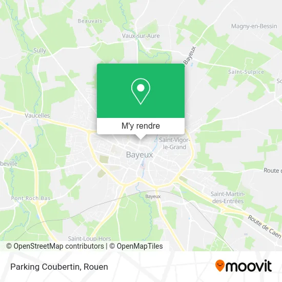 Parking Coubertin plan