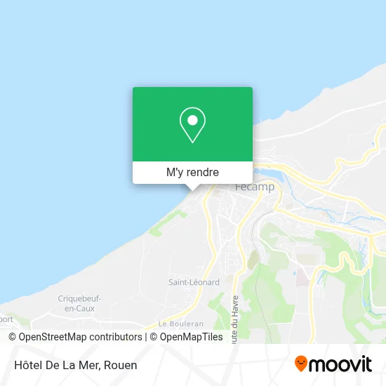 Hôtel De La Mer plan