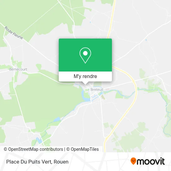 Place Du Puits Vert plan