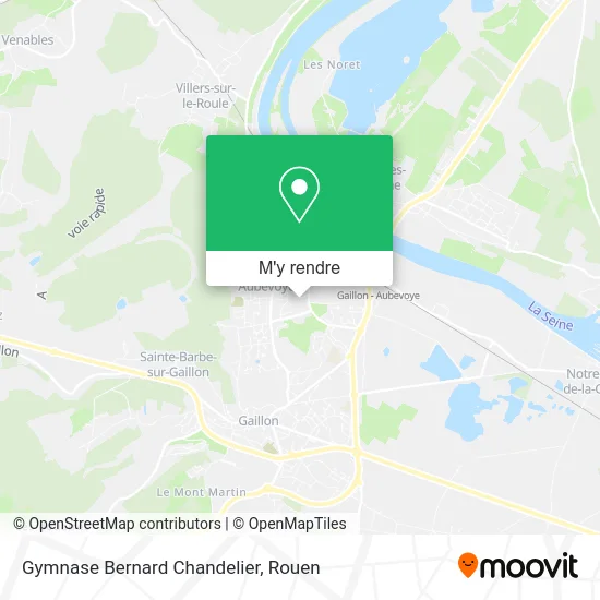 Gymnase Bernard Chandelier plan