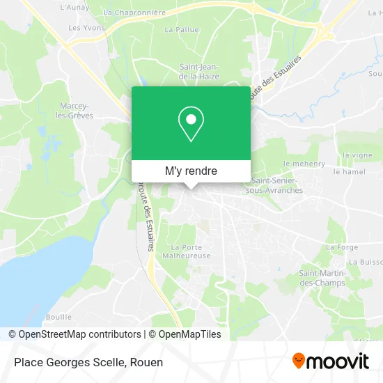 Place Georges Scelle plan