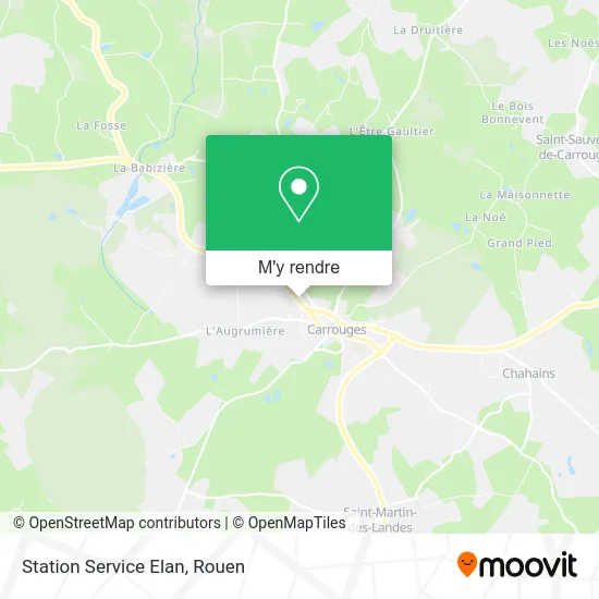 Station Service Elan plan