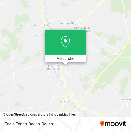 École Edgart Degas plan