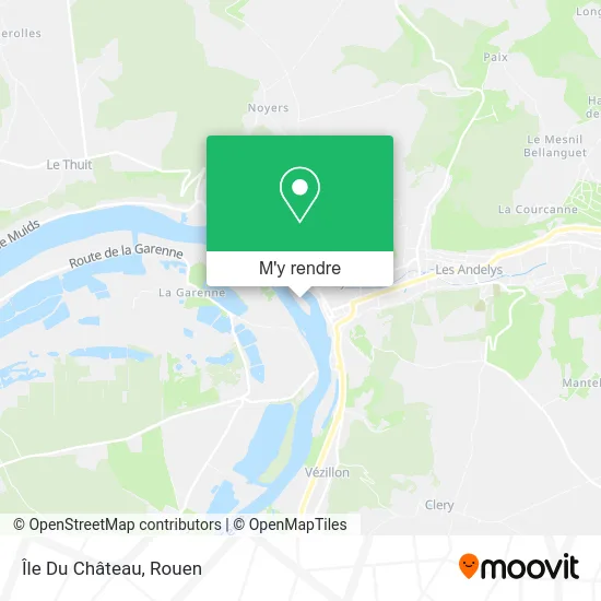 Île Du Château plan