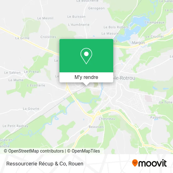 Ressourcerie Récup & Co plan