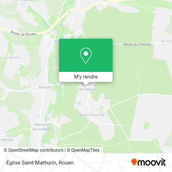 Église Saint-Mathurin plan